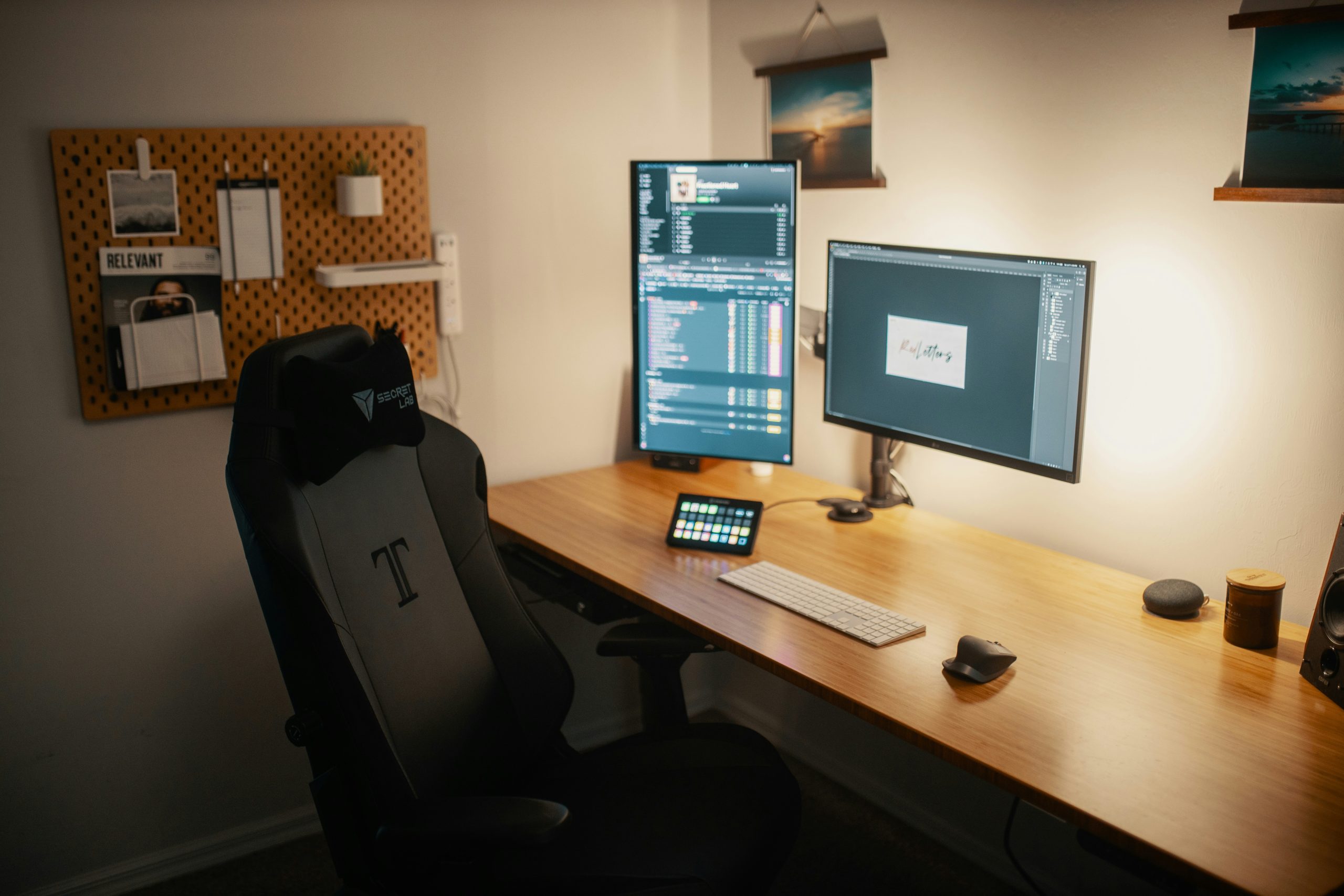 Professional Trading Management Professional trader's desk with multiple screens showing financial data, representing stable income from management fees.